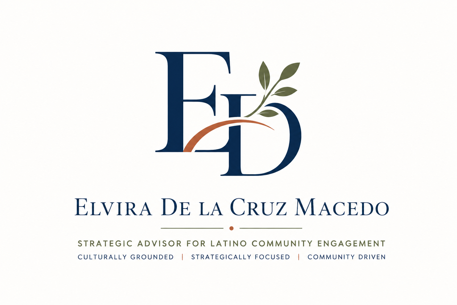 Elvira De La Cruz Macedo, Strategic Advisor for Latino Community Engagement. Culturally grounded, strategically focused, community driven.